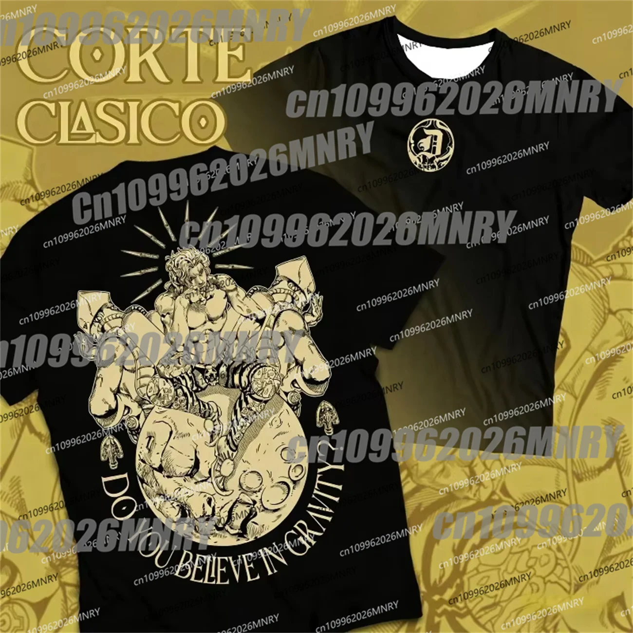Summer Men t-shirt Y2k Tops JoJo's Bizarre Adventure Graphic T-shirt Men Women tshirt Anime Manga Cartoon Funny T Shirts Men