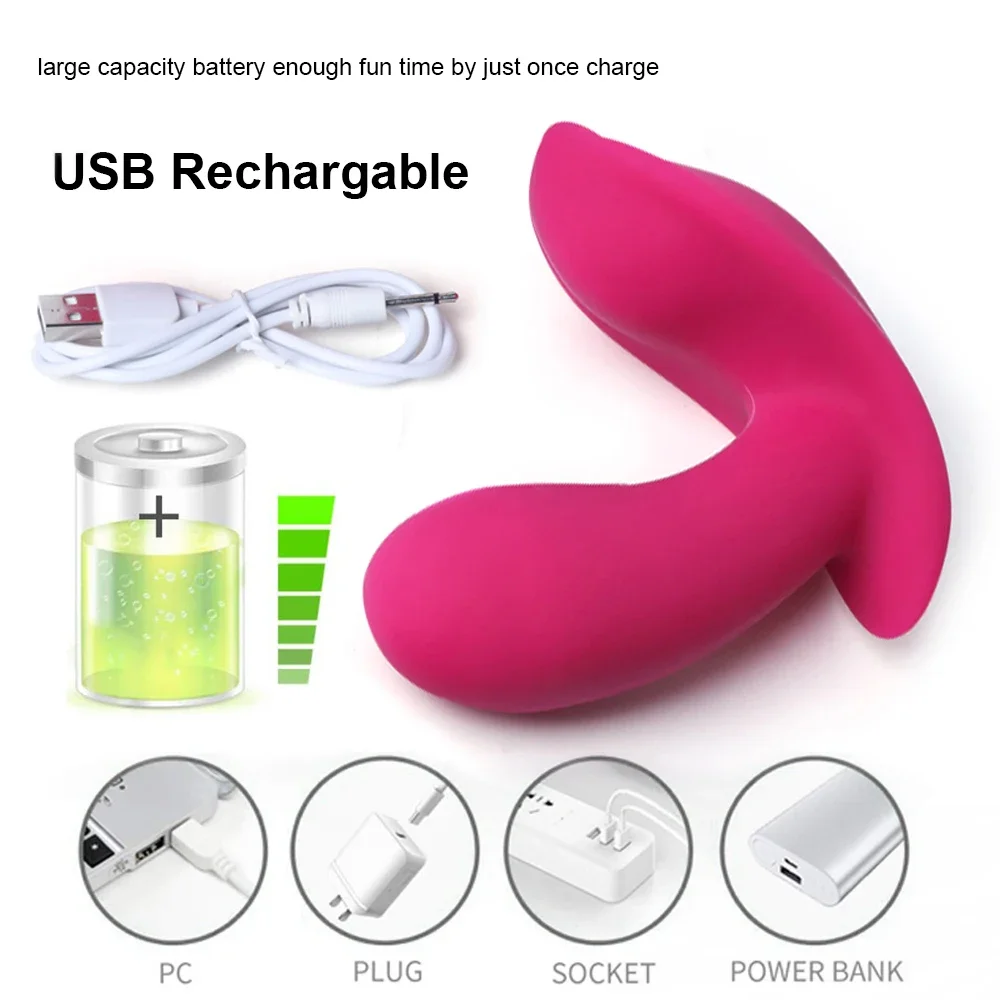 Controle remoto Wearable Vibrator Dildo Vibrators para Mulheres G-spot Clitoris Invisible Butterfly Panties Vibrating Egg Sex Toys 18