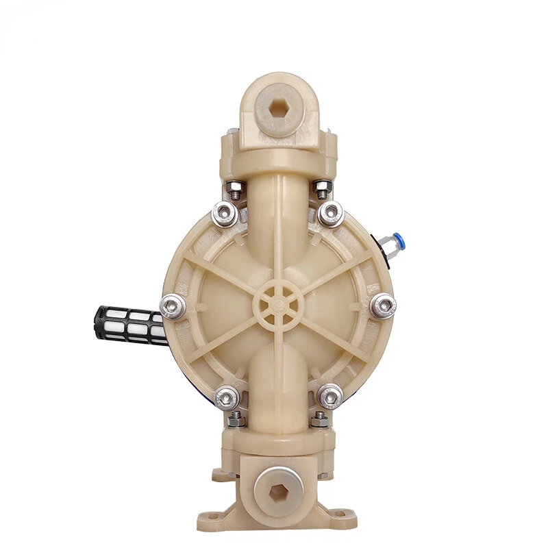 Pneumatic Diaphragm Pump Strong Corrosion Resistant Fluoroplastic PVDF F46 Teflon QBY3-15FF DN15 1m³/H