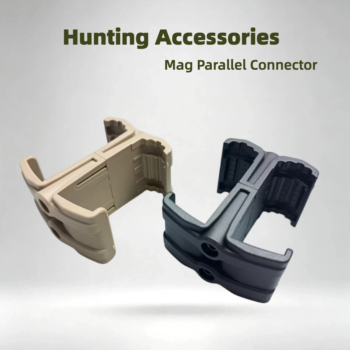 Universal Dual Parallel Mag Coupler Connector Clip AK AR15 M4 Mag595 Airsoft Speed Loader Hunting Outdoor Accessories