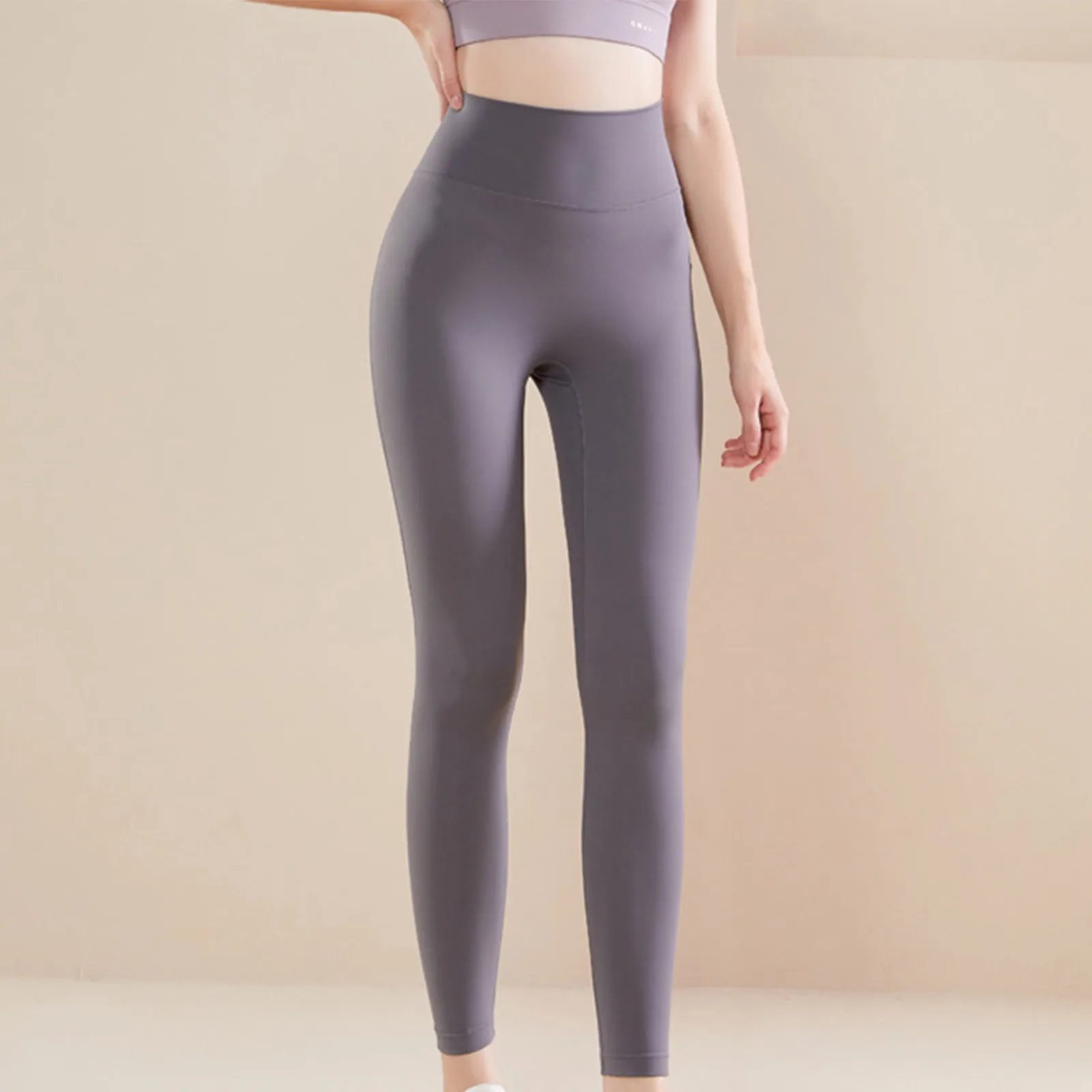 Pantalones de Yoga de cintura alta para mujer, mallas deportivas sin costuras para Fitness, Control de barriga, mallas de entrenamiento para correr