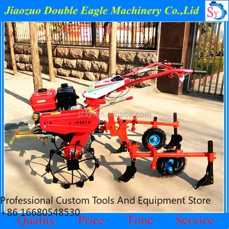 DaWholesale Price Hand Tractor Matching Plastic Mulch Laying Machine/ Tractor-driven Plastic Thin Film Covering Machine