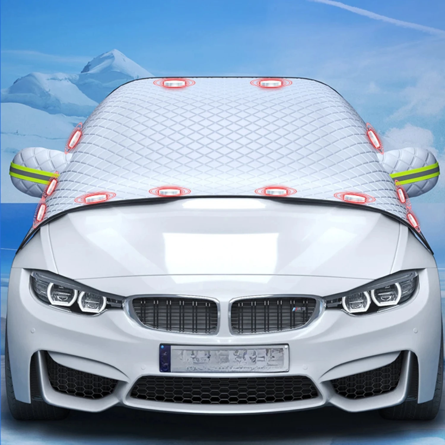 Ultimate Premium Waterproof Anti Ice Car Snow Cover - Superior Windshield Sunshade for Top Front Windscreen, Providing Unbeatabl