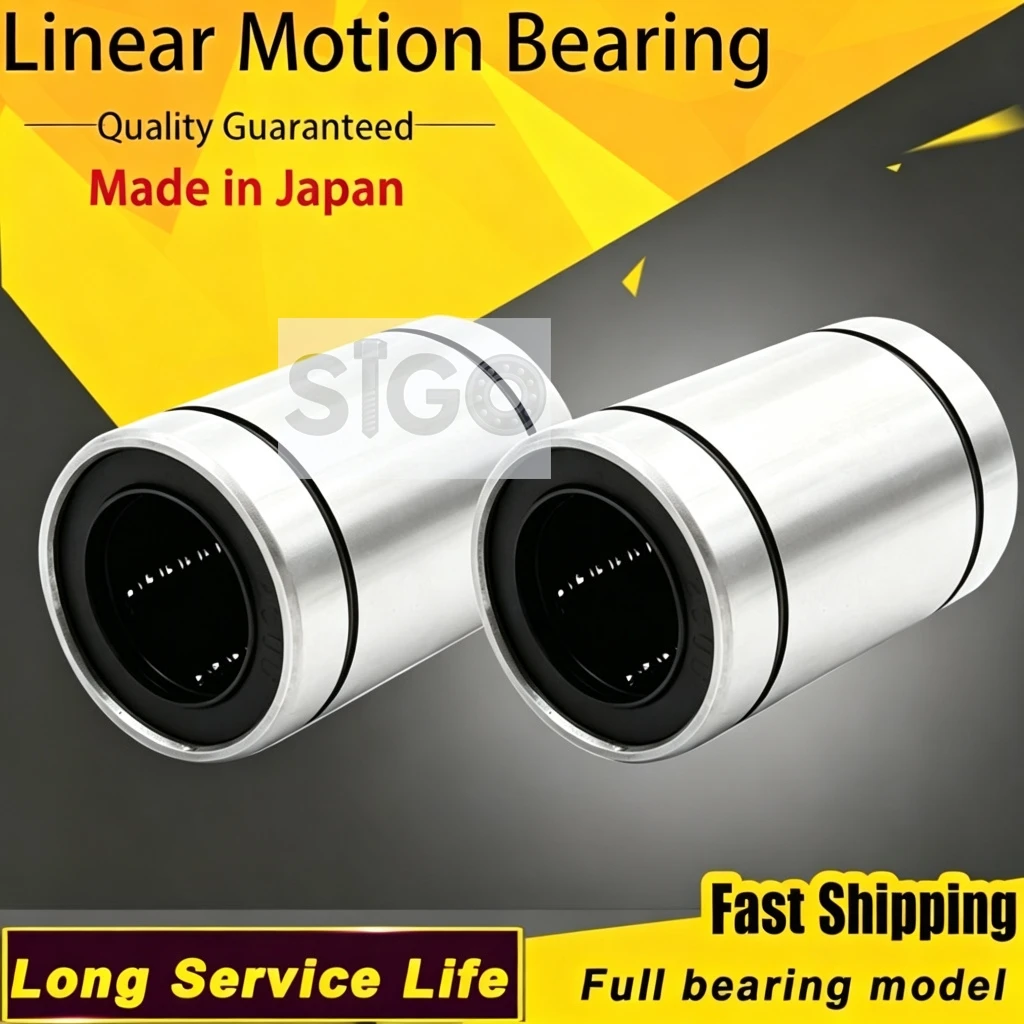 Japan Imported THK Extended Linear Motion Bearing  LM 3 4 5 6 8 10 12 13 16 20 25 30 35 40 50 60 80  LUU 162430