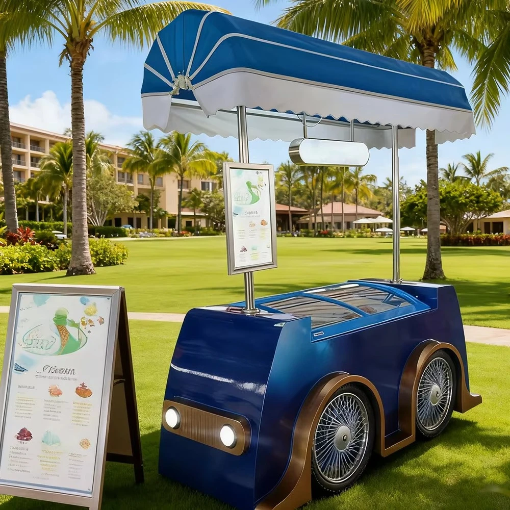 2025 Special Design Juice Trailer Mobile Truck Ice Cream Donut Food Hot Dog Cart customized