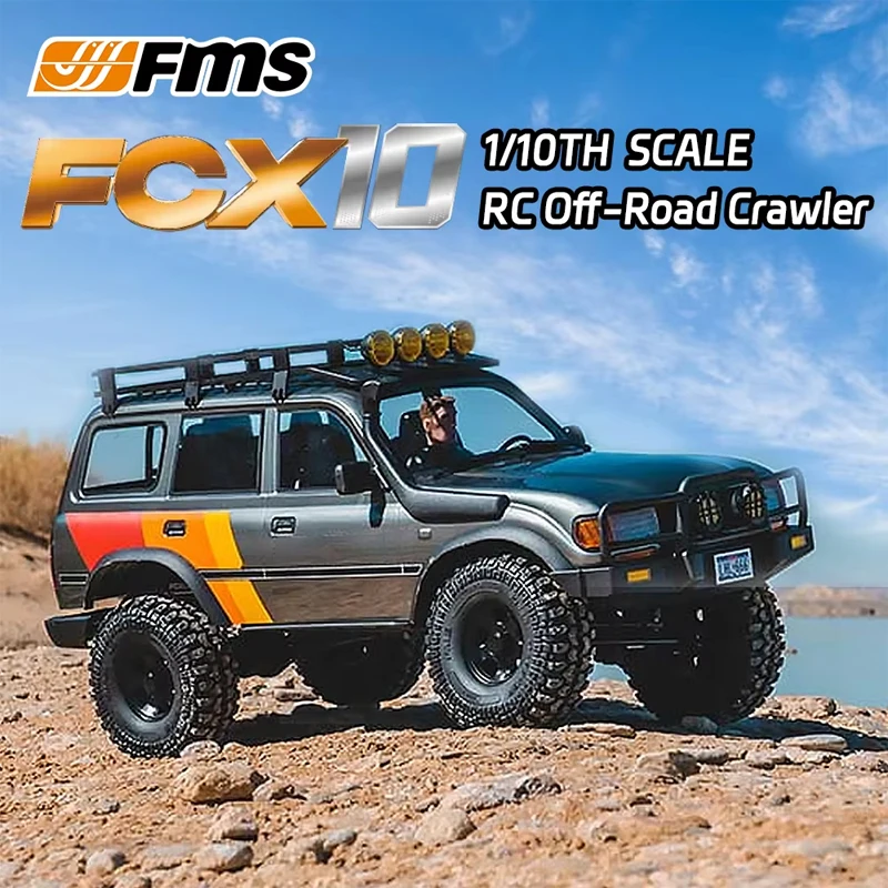 Fms Fcx10 1/10 スケール Lc80 RC クライミング車両完全比例リンケージライトアセンブリリモートコントロール電動オフロード車