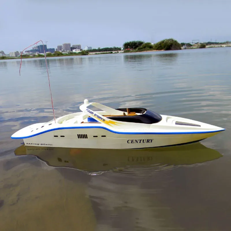 

RC Dual-powered Yacht Model 75cm Racing Speedboat Remote Control Electric Racing Boat Model Toy Gift Cruise Ship Finished Model