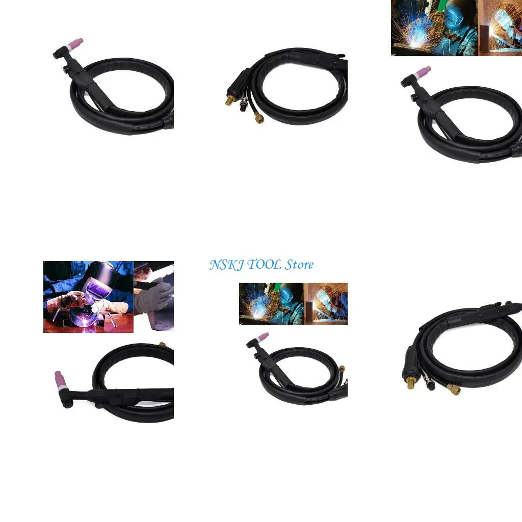 

L8RC TIG Welding Torch WP17V 4M Welder Torch Air Cooled TIG Welder for Lift TIG Lift Welder Machine Tools Lightweight