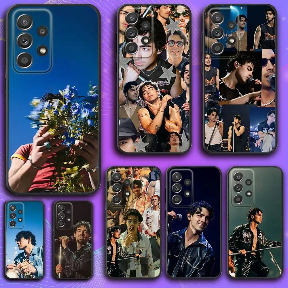 

Singer J-Joe Jonas Phone Case For Samsung S 25,24,23,22,30,21,10,9,Ultra,Plus,Lite,FE,4,5 G Soft Black Case