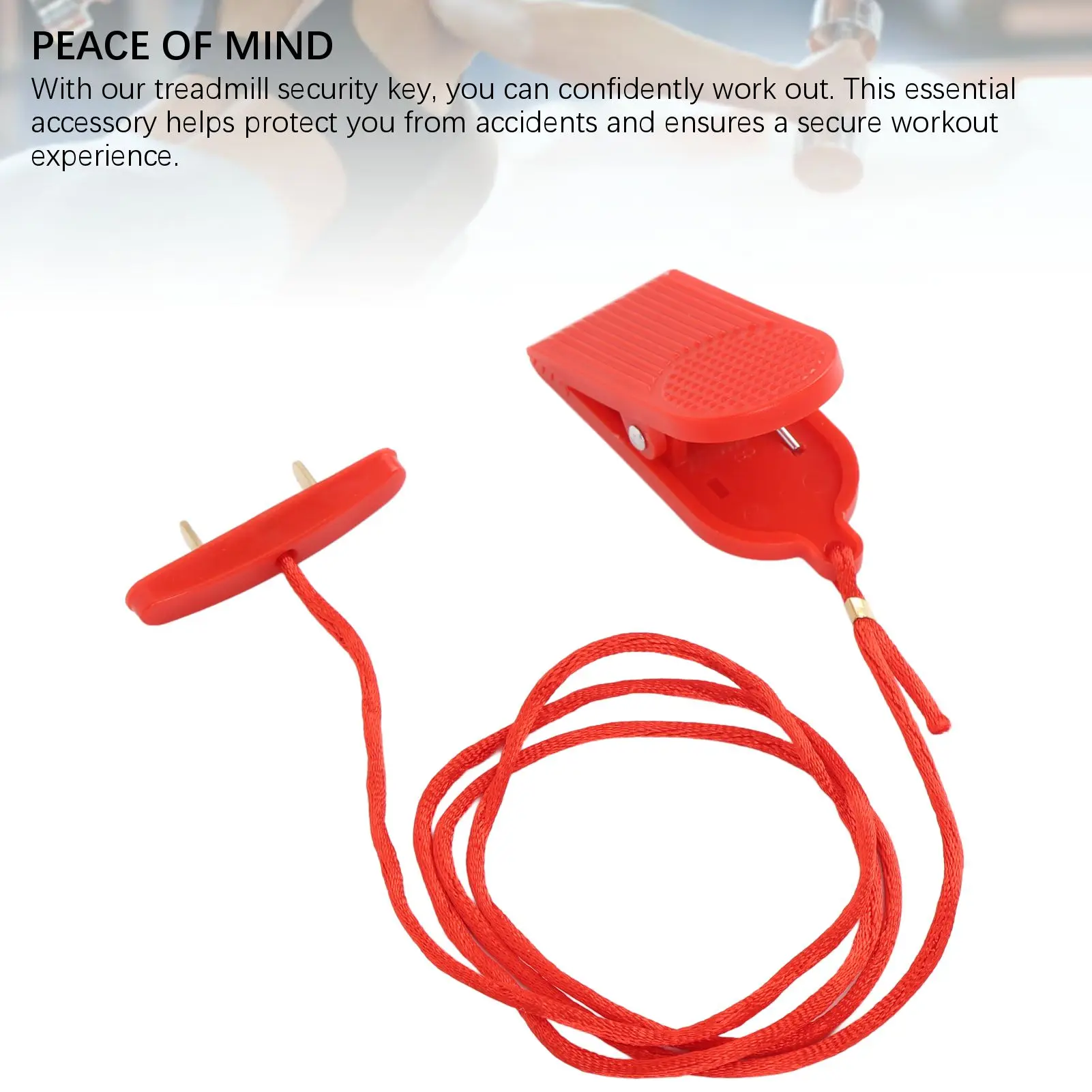 Treadmill Security Key Magnet Double Insert Running Machine Emergency Stop for JX for ZXCH for ISPO Magnet Treadmill Key