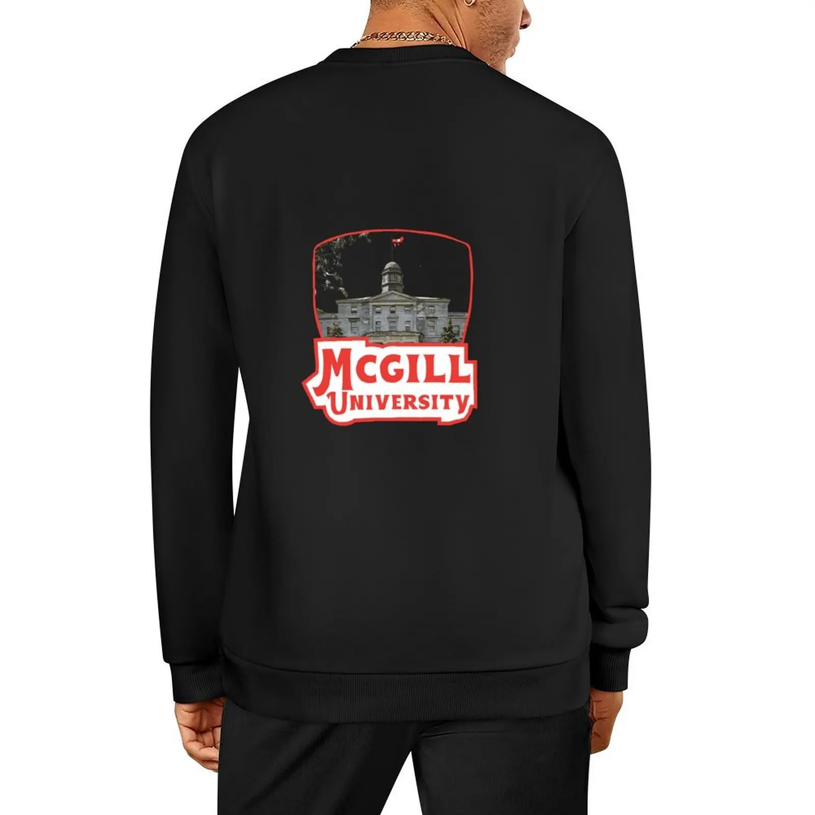 

mcgill university Pullover blouse korean clothes men's sweat-shirt set mens clothing sweatshirt for men