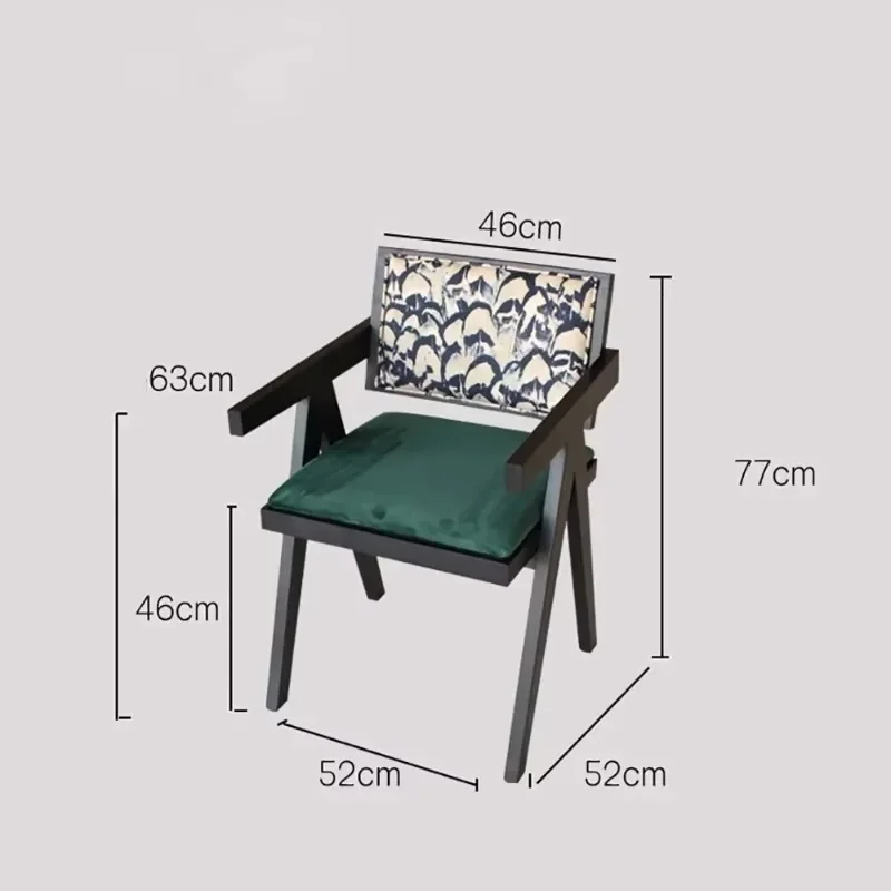 Dining Chairs Set Of 2 Modern Simple Trendy Beautiful Nordic European Vintage Eetkamerstoelen Kitchen Furniture