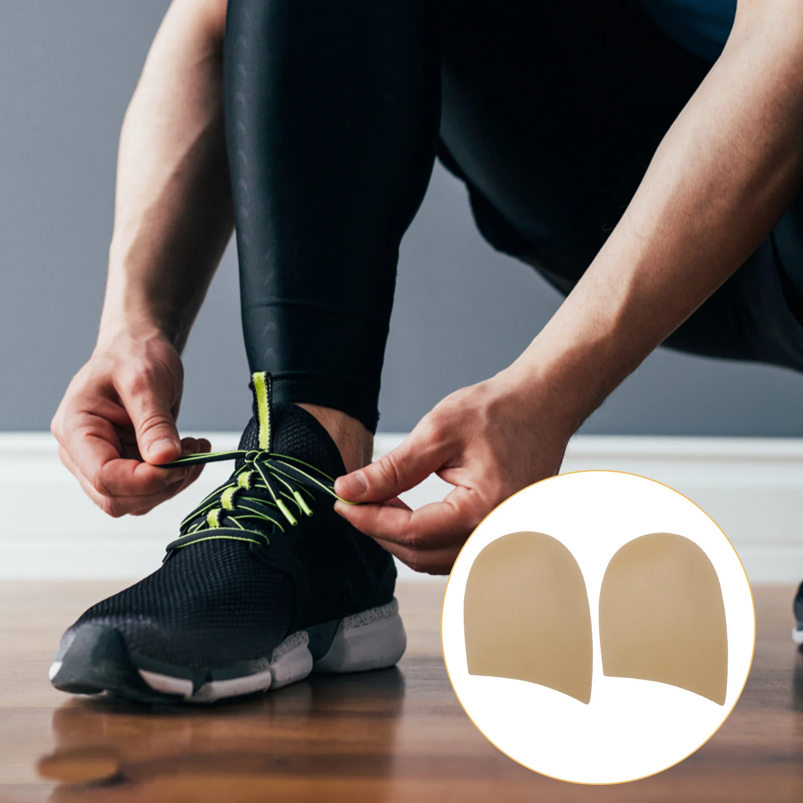 

1Pair O Leg Orthotic Insoles Gel Foot Pads Unisex Heel Valgus Varus Corrector Washable Reusable Comfortable for Daily