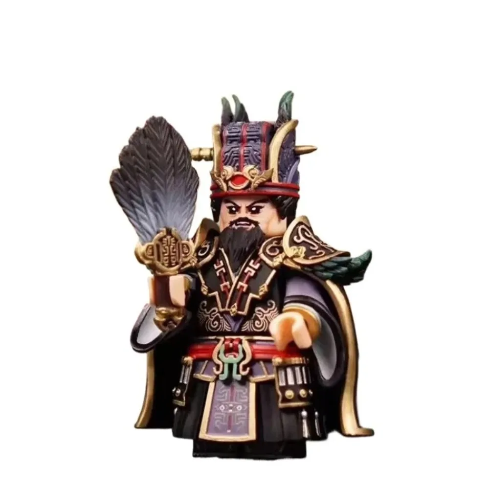 5cm Smart E Three Kingdoms Period Anime Figure Peripheral Plastic Model Assembled Building Blocks Puzzle Games Desktop Gift Toys