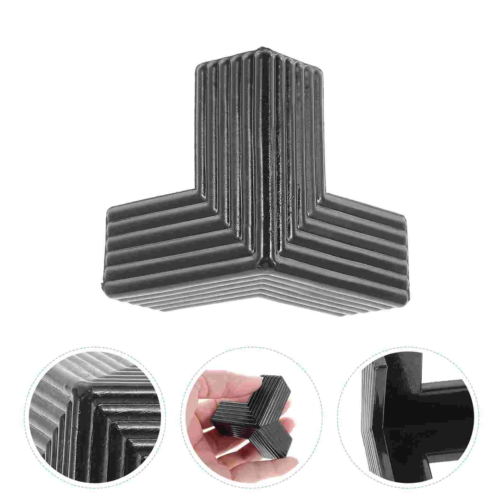 10 Pcs Table and Chair Anti-collision Angle Corner Covers Bumpers Baby Proofing Guards Range Hood for Furniture Protector