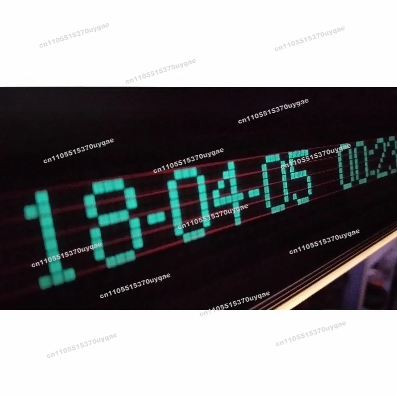 Precise Digital Clock Music Level Light with Remote Control with Integrated Aluminum Shell Large Dot Matrix Screen