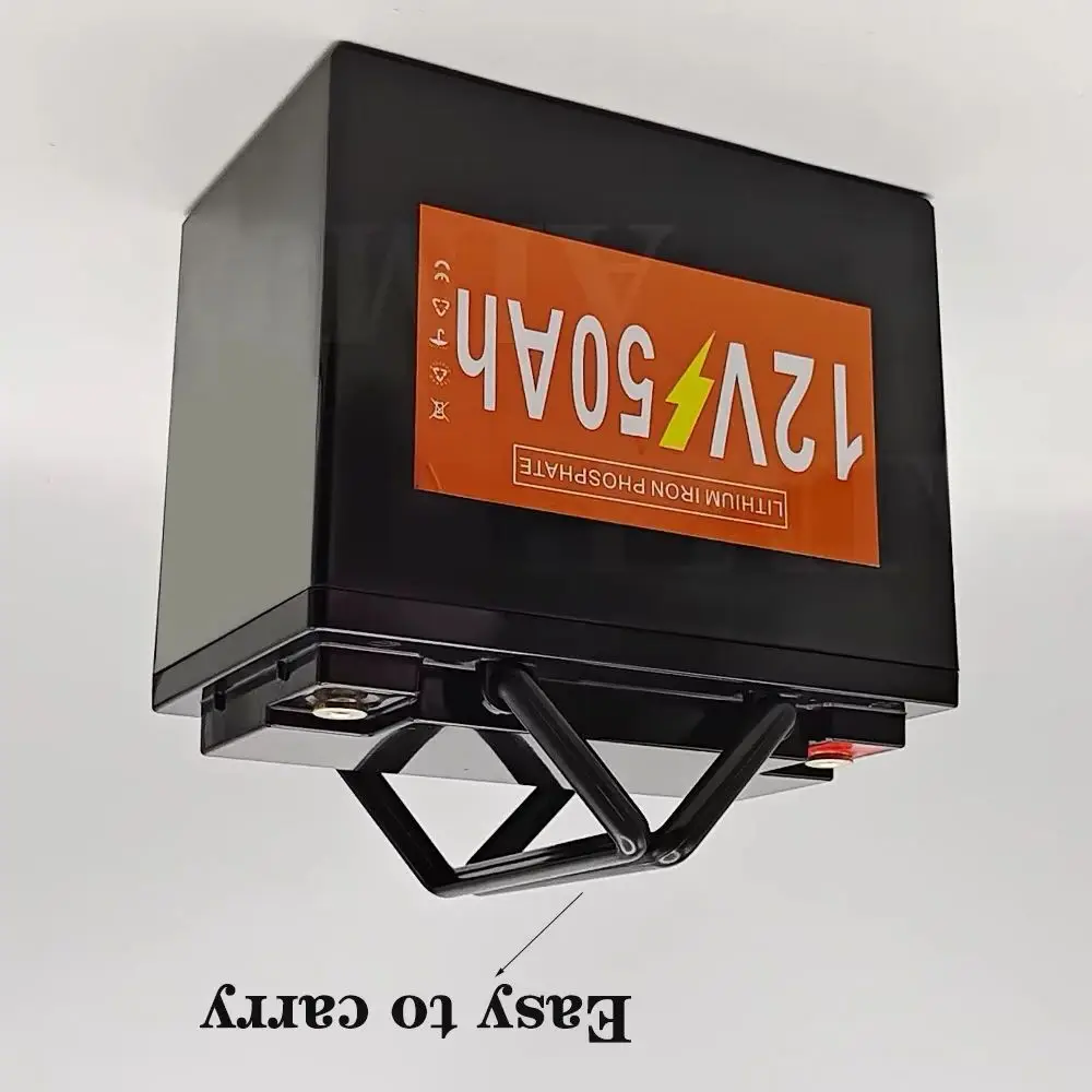 

50 Ач LiFePO4 батарея 12 В литий-железо-фосфатные батареи BMS 4000 цикл аккумулятор водонепроницаемый аккумулятор для кемпинга