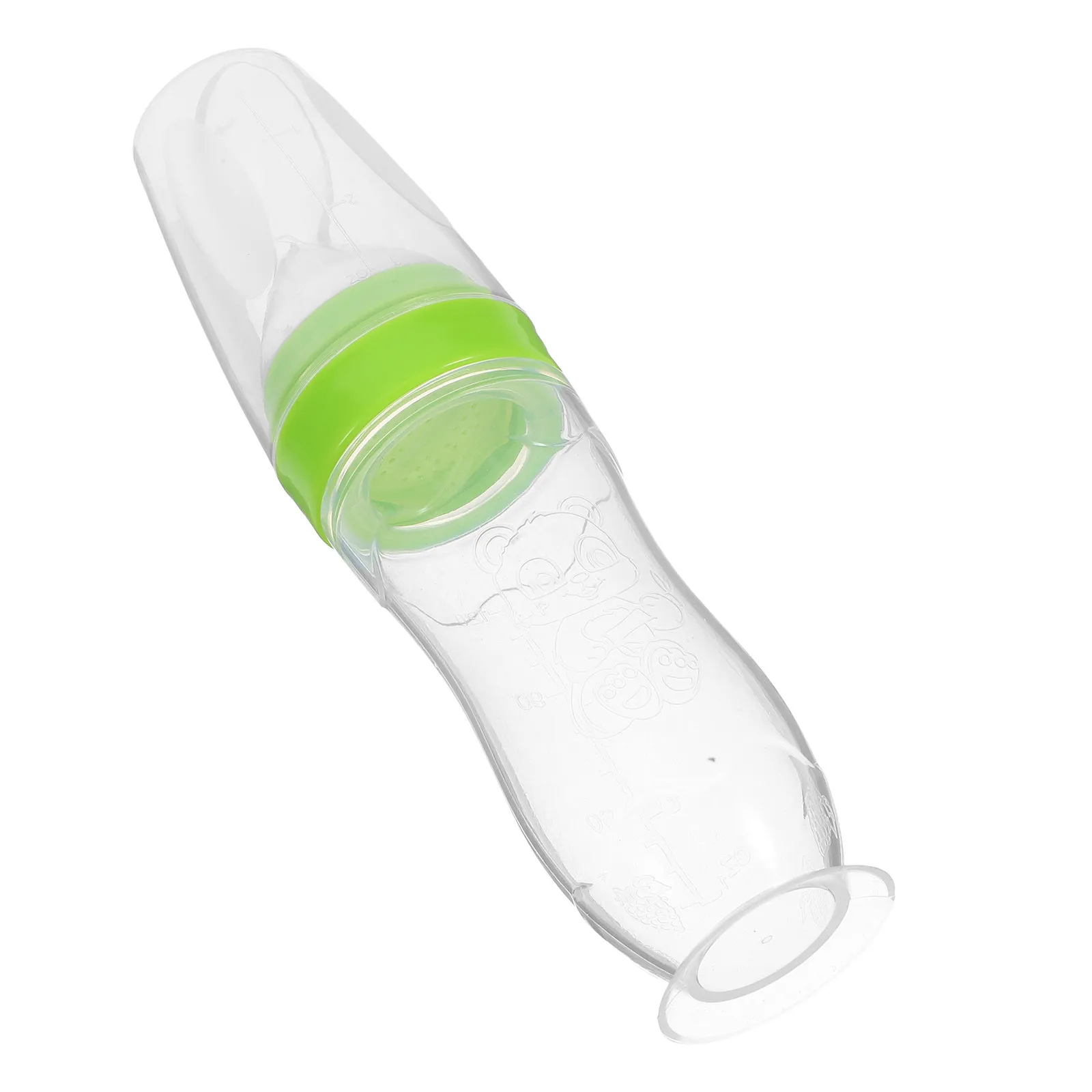 

Бутылочка для кормления младенцев 120 мл, силиконовая, для пюре и каши, без беспорядка, управление одной рукой, для новорожденных