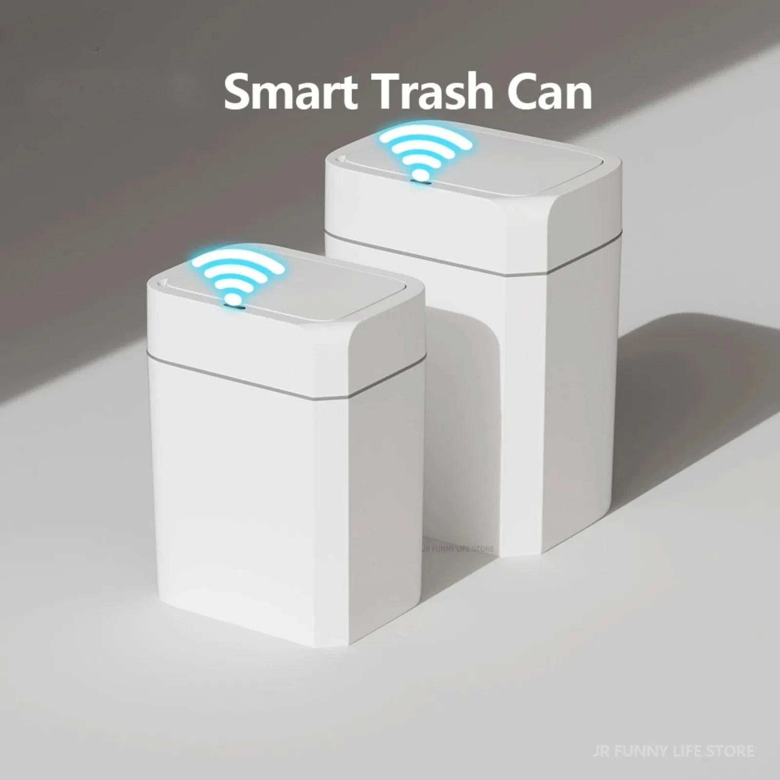 

12/16л умный сенсорный мусорный бак для ванной комнаты с защитой от запаха автоматический мусорный бак для туалета белая электрическая мусорная корзина