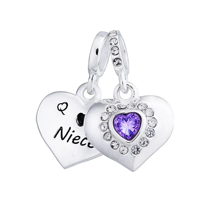 New Fashion 925 Sterling Silver Mother's Day Mom Daughter DIY Fine Beads Fit Original Pendant Women Bracelet Accessories Gift image 3