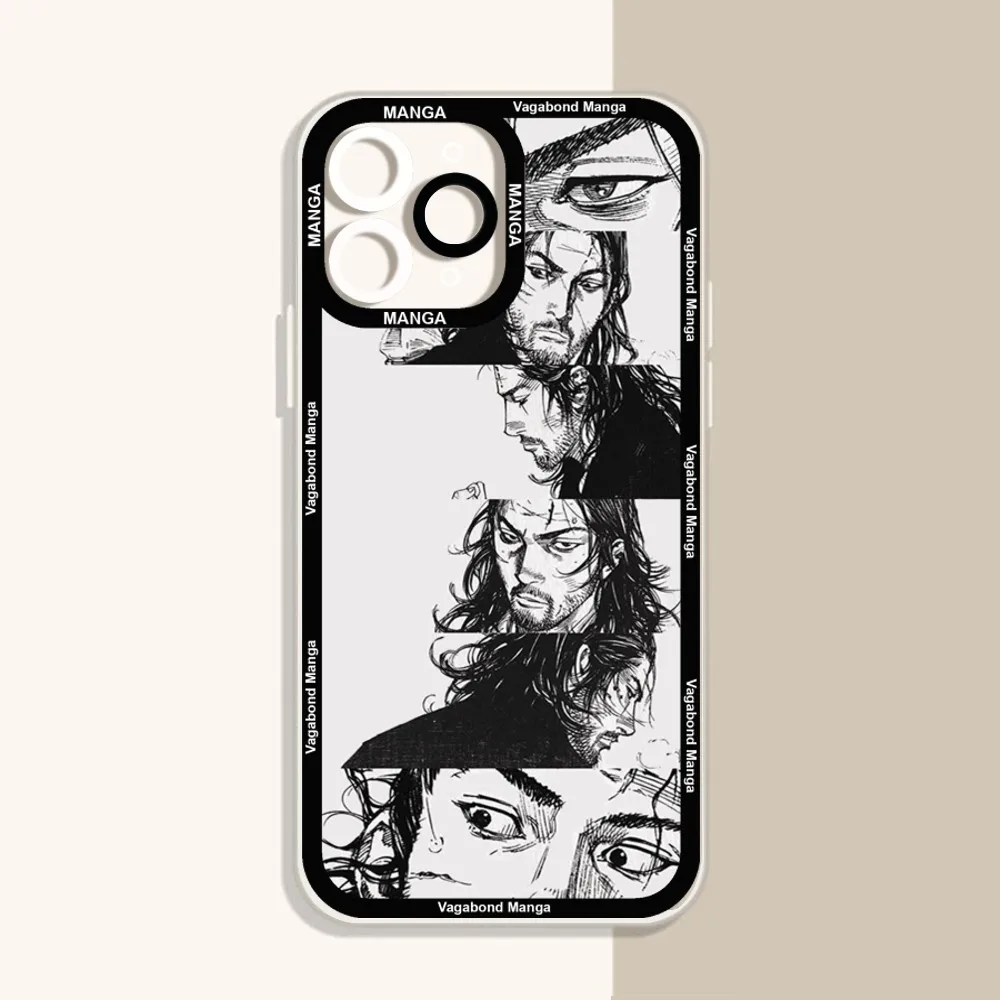 V-Vagabond Manga Phone Case For IPhone 12 11 13 14 Pro Max XR XS Max X Iphone15 15pro 7 8 Plus Case