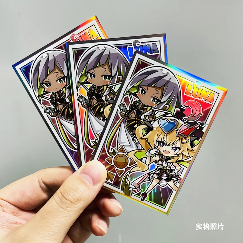 

60 PCS/Bag Anime Yu-Gi-Oh! Evil Twin's Trouble Sunny Card Sleeves Game Yugioh Holographic Sleeve Cards Protector Case for Gift