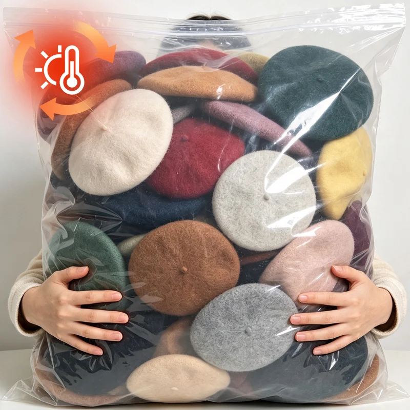Soft Solid Woolen Berets Retro Daily Street Styling Cap Headwear Elastic Comfort Warm Hat for Travel Dating Autumn Winter Outfit