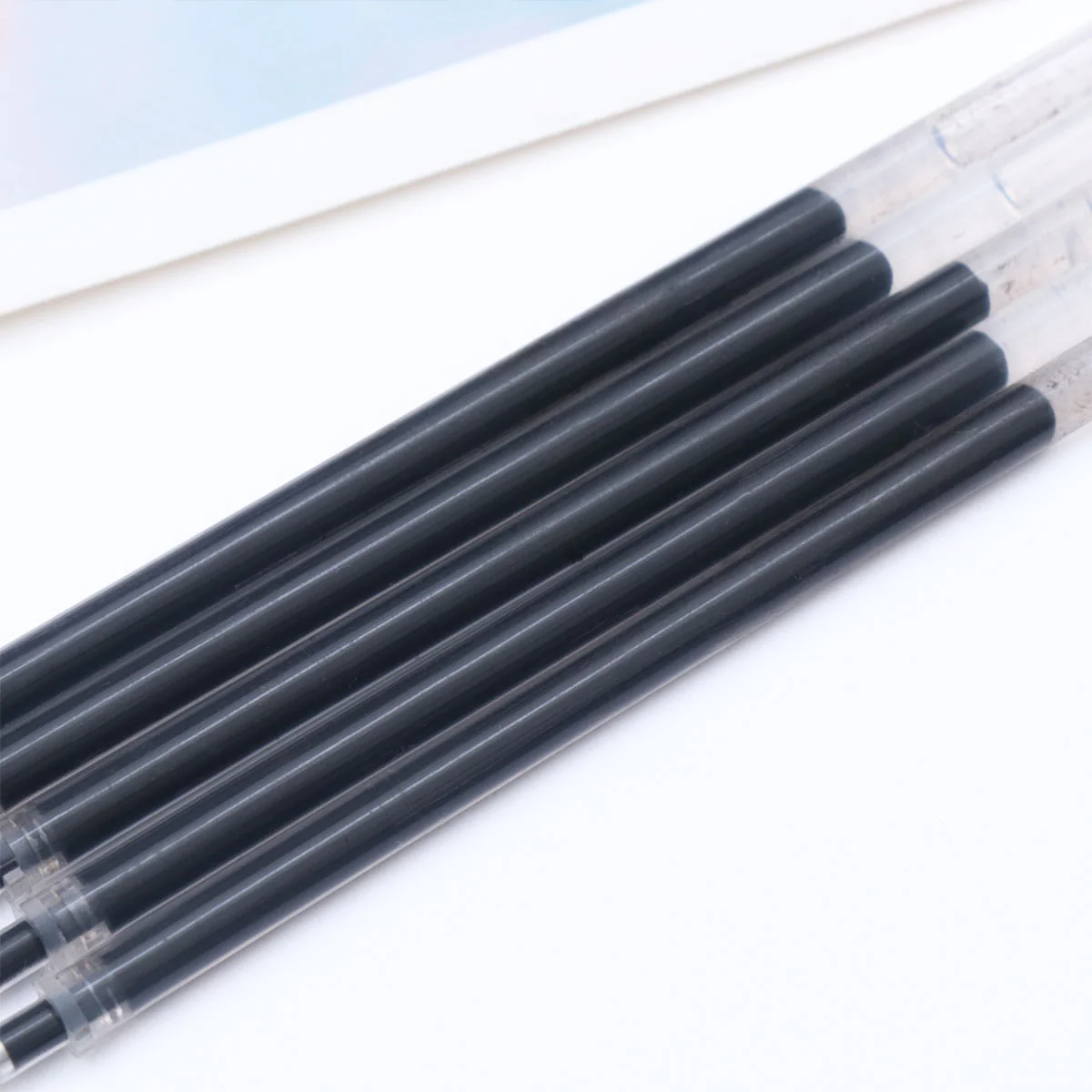 12Pc Gel Ink Pen Refills Black Pastel for Writing Crafting Doodling Scrapbooking Drawing and Acid-Free