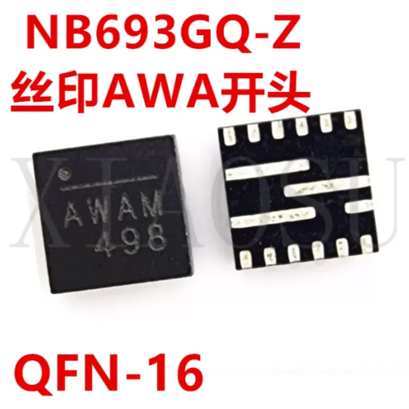 10PCS NB693GQ-Z QFN-16 High Efficiency Synchronous Buck DC-DC Converter MPS Power IC New Original In Stock