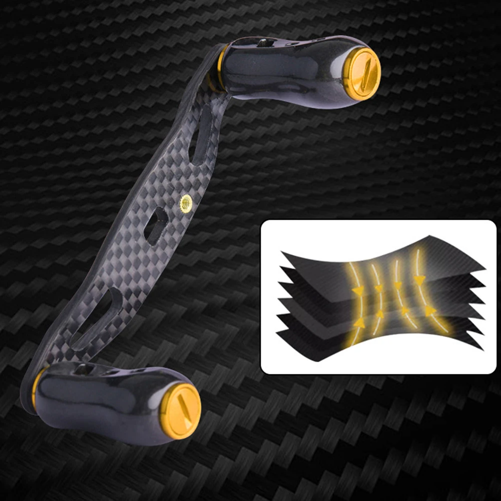 الصيد بكرة مقبض مقبض ألياف الكربون الصيد الروك مقبض مقبض مريح الصيد بكرة مقبض الزخرفية الصيد بكرة الملحقات