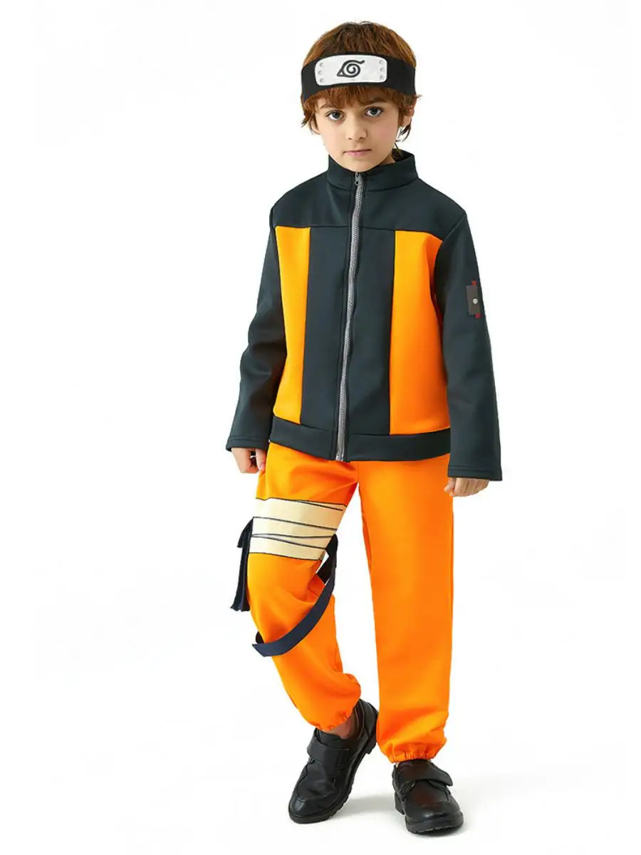 loween ippuden Costume de cosplay pour enfants Vêtements d'une génération Anime Tenue de plang de rôle Polye...