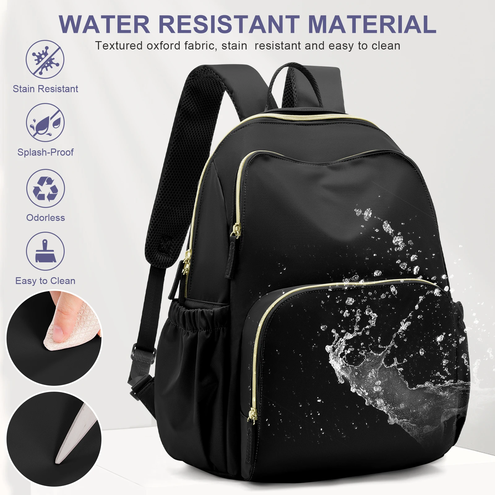 

Mummy Large Capacity Diaper Bag Backpack Waterproof Outdoor USB Charge Travel Diaper Maternity Baby Stroller Diaper Bag