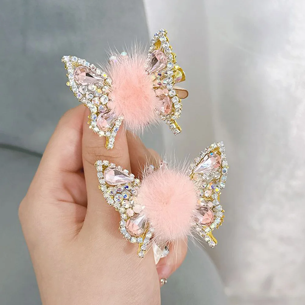 

6pcs Butterflies Hairpin Clips Girls Accessories Moving Wings HairDecoration Bangs Side Clip Curly Hairstyles