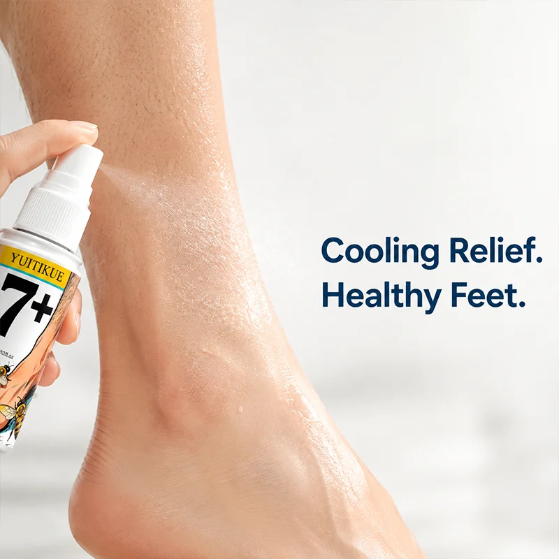 Portable Hydrating Foot Comfort Mist Gentle Skin Care Spray Relieve Discomfort Fit Sports Daily Travel Foot Maintenance Routine