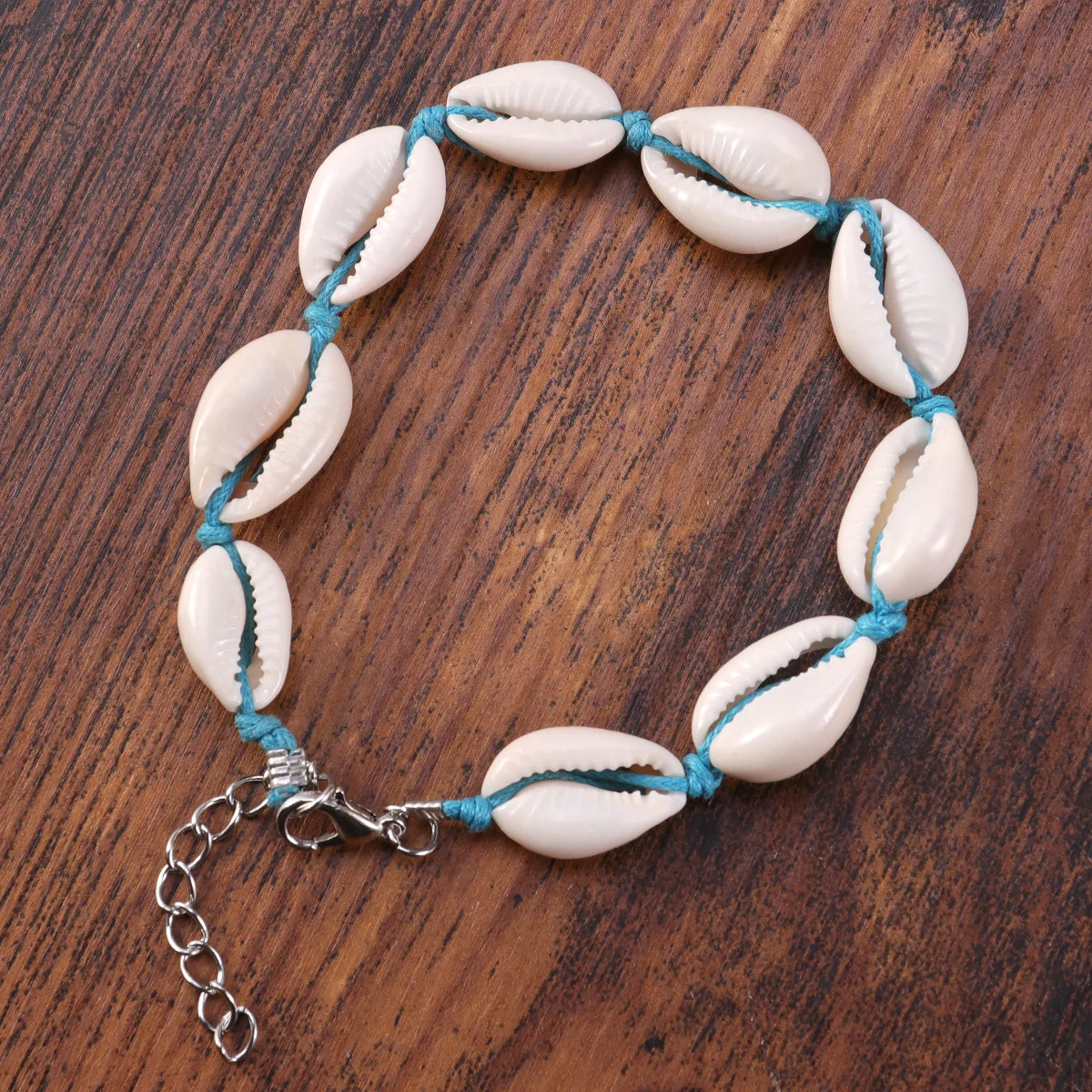 

Bracelet Handmade Blue Lightweight Durable Extended Chain Simple Design Travel Party Gift Bracelet