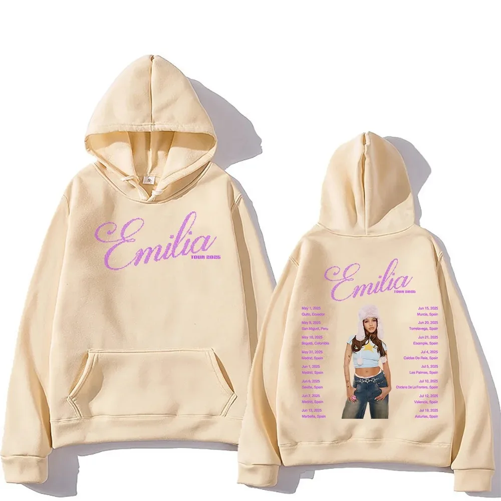 

Emilia Mernes MP3 Global Tour Mercah толстовки для женщин и мужчин свободные повседневные толстовки Harajuku уличная одежда в стиле хип-хоп модные пуловеры