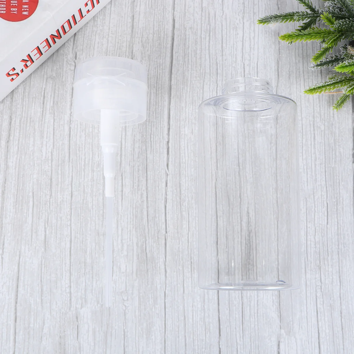 

1Pcs 300Ml Press Pump Bottle Pet Reusable Lightweight Container for Makeup Remover Toner Lotion Skin Hydration