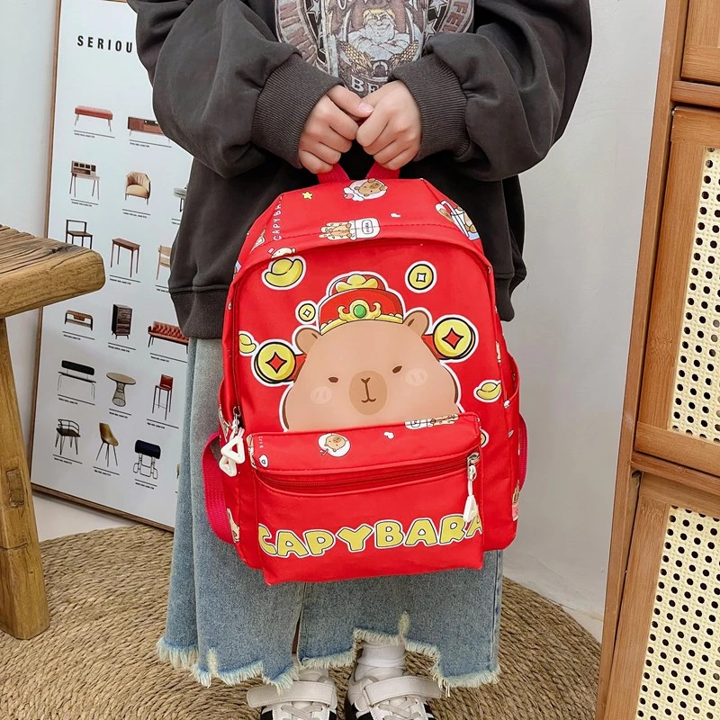 

Students Schoolbag Tutoring Bag Large Capacity Knapsack Waterproof Outdoor Travel Backpack Tote Gift