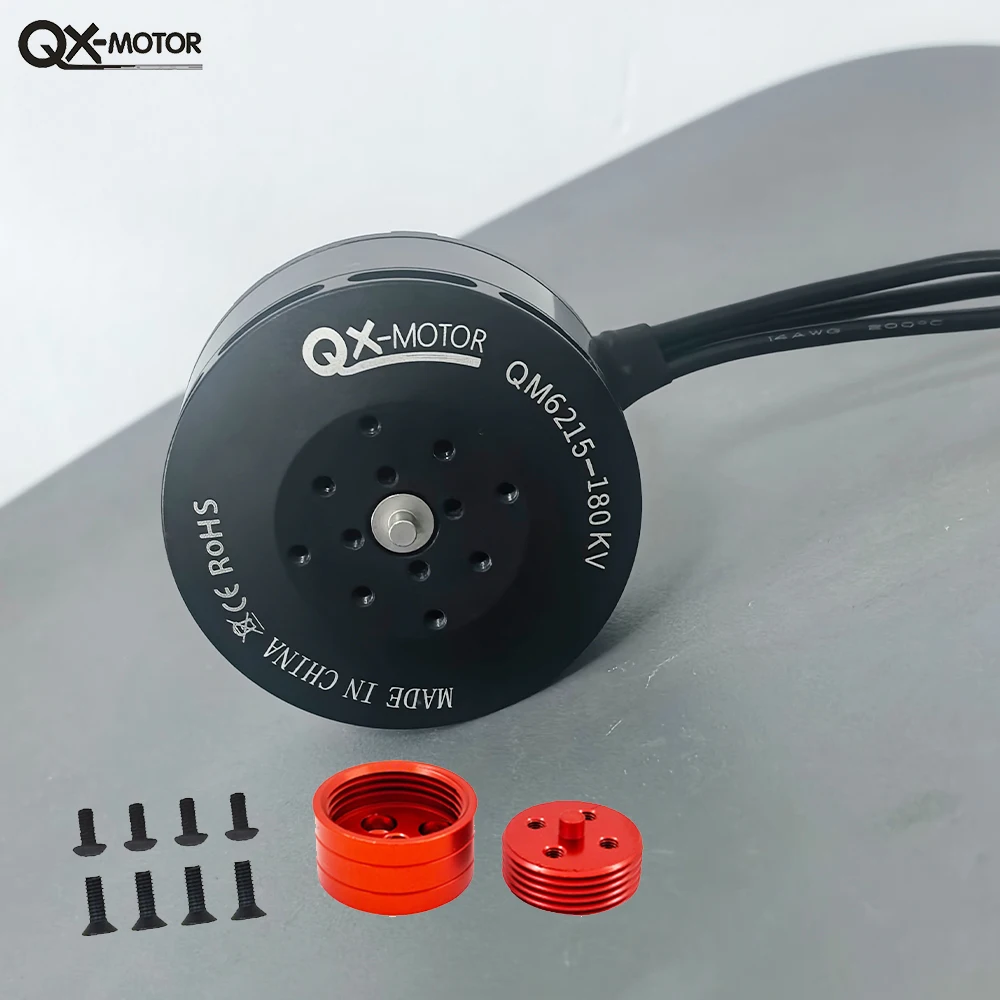 

QX-MOTOR QM6215 Бесщеточный двигатель 180 кВ с пропеллером 2388 CCW/CW для сельскохозяйственной электросистемы дрона