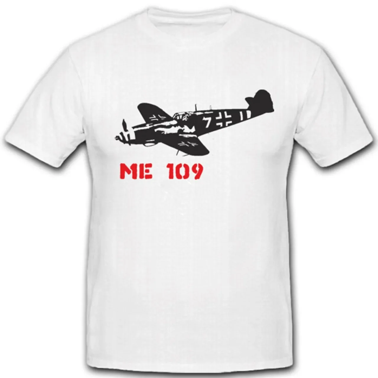 

Me-109 Hunting Luftwaffe Aircraft Nighthunter T-Shirt. Summer Cotton O-Neck Short Sleeve Mens T Shirt New S-3XL
