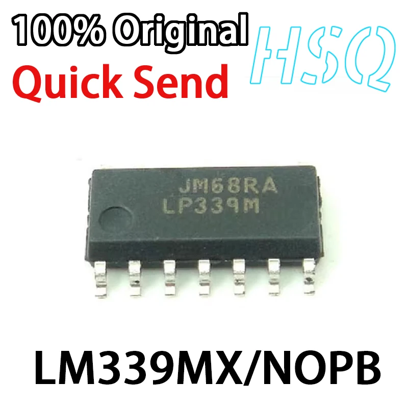 

10PCS Original Genuine LM339M LM339MX/NOPB SOP-14 Low-power and Low Offset Voltage Four Way Comparator IC Chip