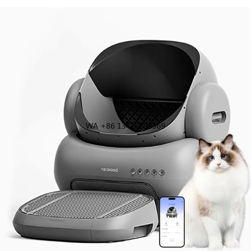

Automatic M1 Self-Cleaning Cat Box Low Noise Deodorize Easy Clean Plastic Open Top APP Control Intelligent Electric Open