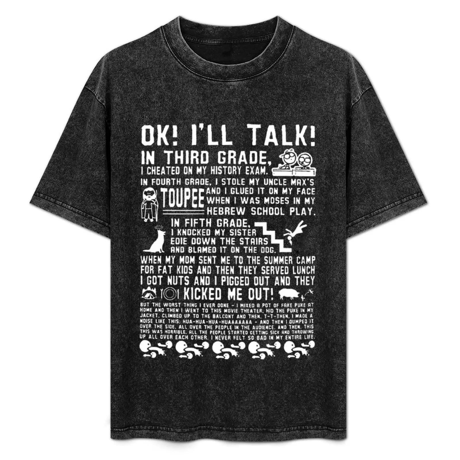 

Ok I will talk emotions the goonies four faces christmas ugly T-Shirt korean fashion hippie clothes plus sizes t shirts men