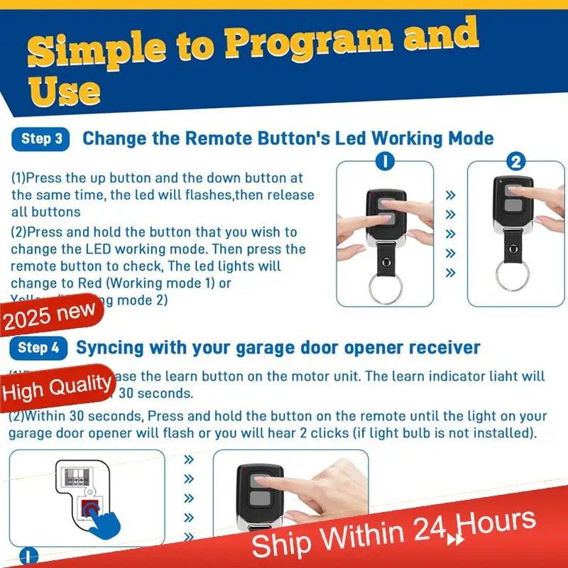 ~【A48T HOT】For Liftmaster Chamberlain Craftsman Garage Door Opener Remote Control(10PCS)- Works Models 893LM 893Max 891LM 971LM