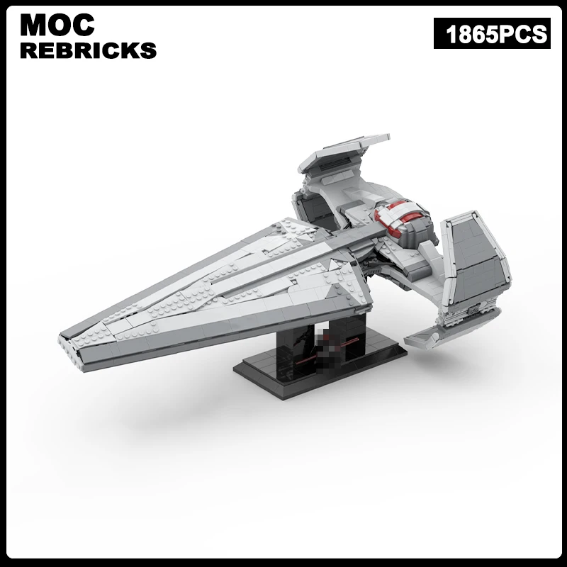 

Science Fiction Film Series Sith Infiltrator UCS Spacecraft MOC Building Block Assembly Model Brick Toys Children's Christmas Gi