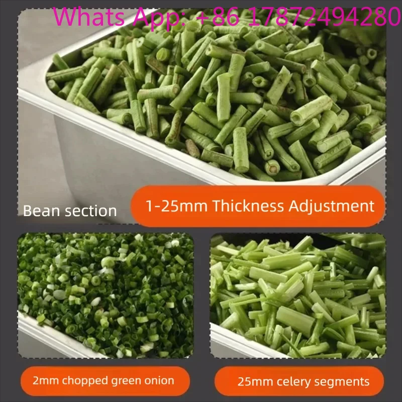 Electric Multi-function Vegetable Cutting Machine Slicer Commercial Stainless Steel Food Slice Potatoes Carrots Beans 220v