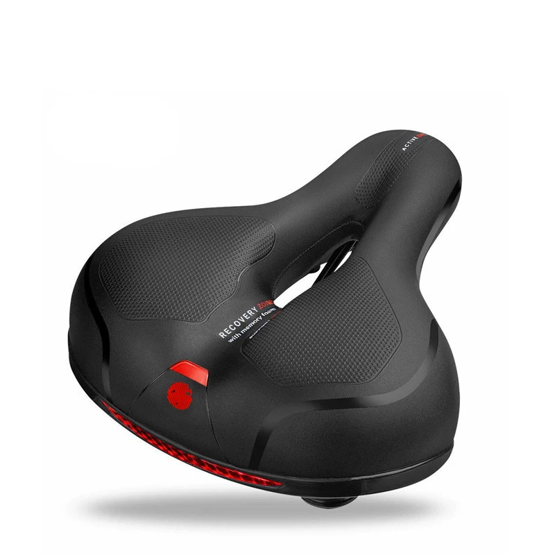 

Reflective Shock Bicycle Saddle Bike Seat Mat Thickening Breathable Rainproof Absorbing Hollow Road Mountain Cycling Accessory