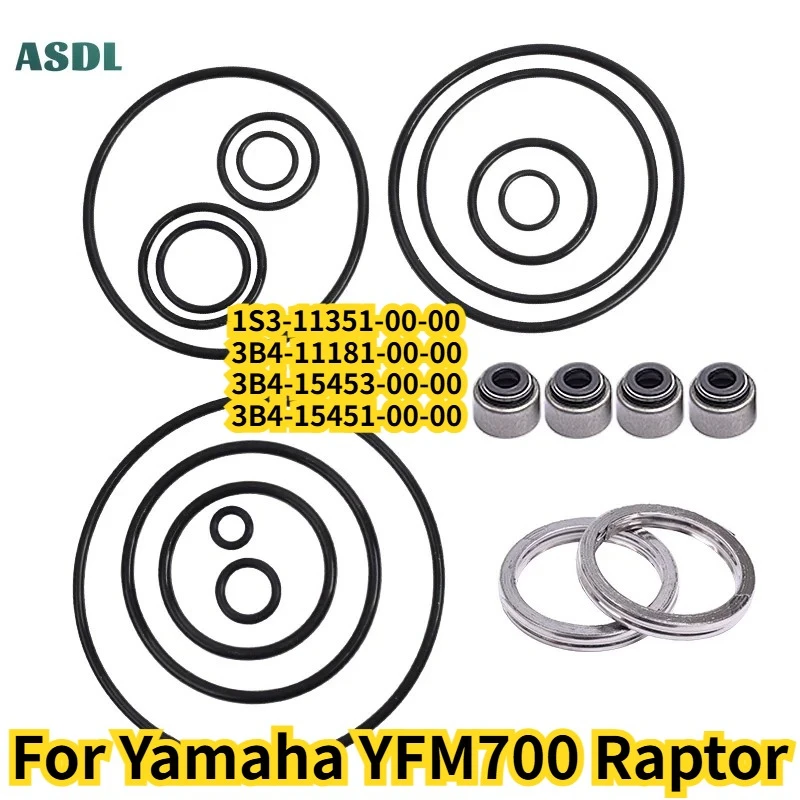 

For Yamaha YFM700R Raptor 06-23 YFM 700 Motorcycle Engine Full Cylinder Head Complete Overhaul Gasket Mat Middle Repair Pad Set