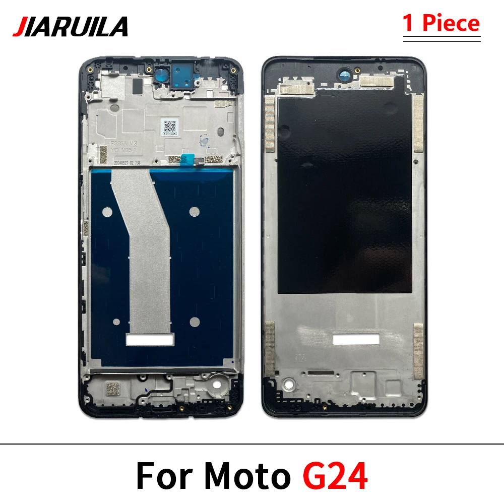 Metal Frame Middle Frame For Moto E32S G04 G14 G24 Power G40 G54 G73 Back Battery Cover Rear Housing Middle Frame Bezel Plate