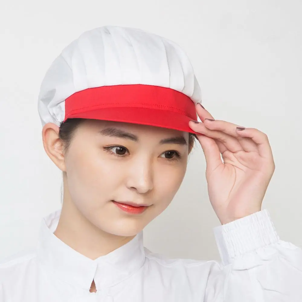 Men Women Hotel Work Uniform Cooking Chef Hat Cook Cap Restaurants Accessories Kitchen Tools